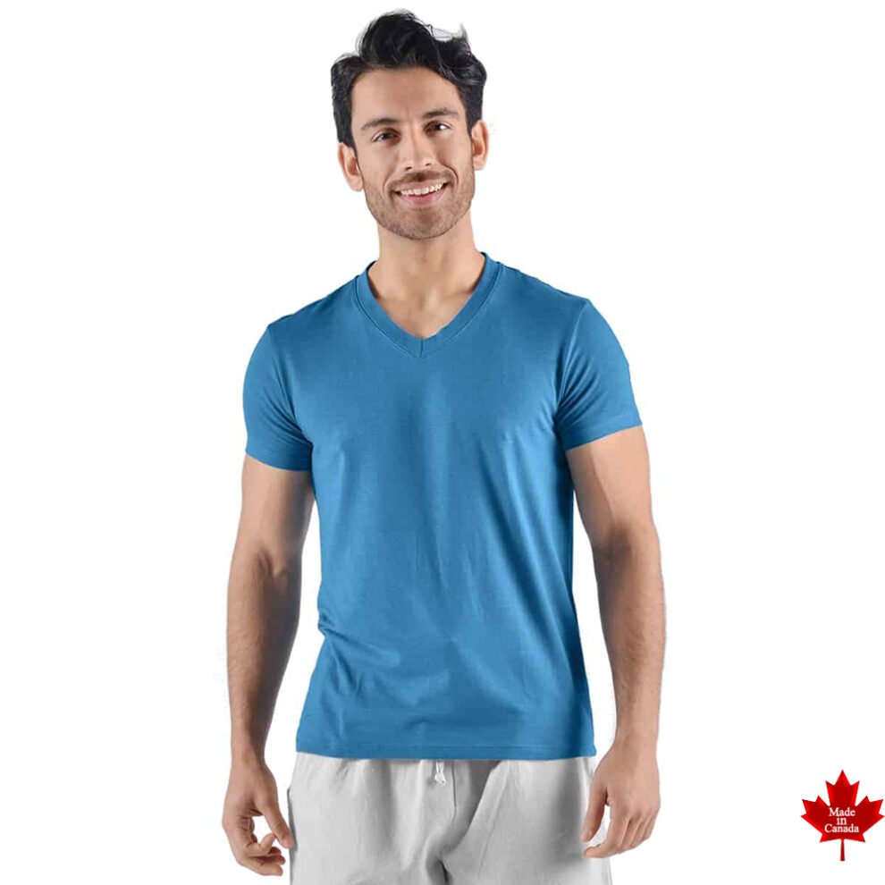 Men`s Bamboo V-neck T-Shirt | Effort's Eco-Essentials